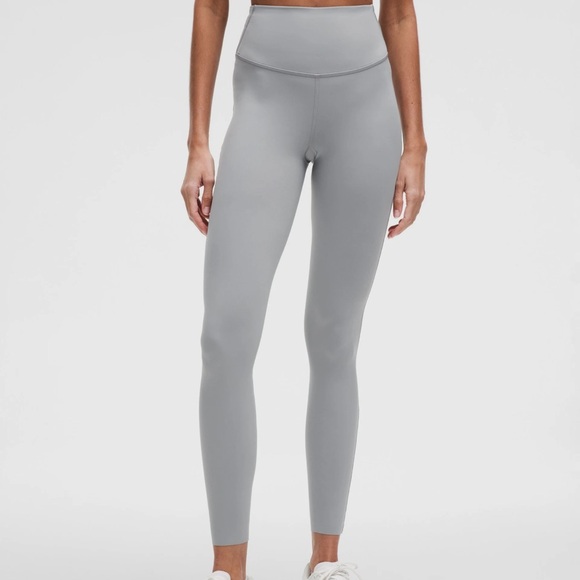 lululemon athletica base pace 25 inch rhino Gray Leggings - Picture 1 of 6